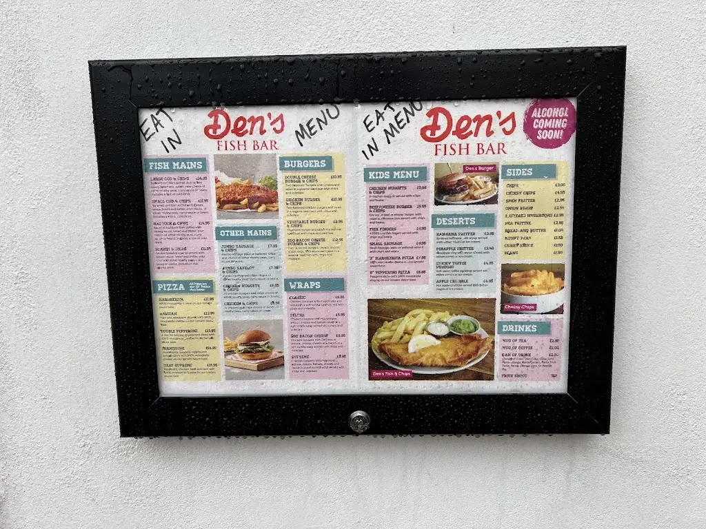 Menu_Den’s Fish Bar_Selsey_image_1