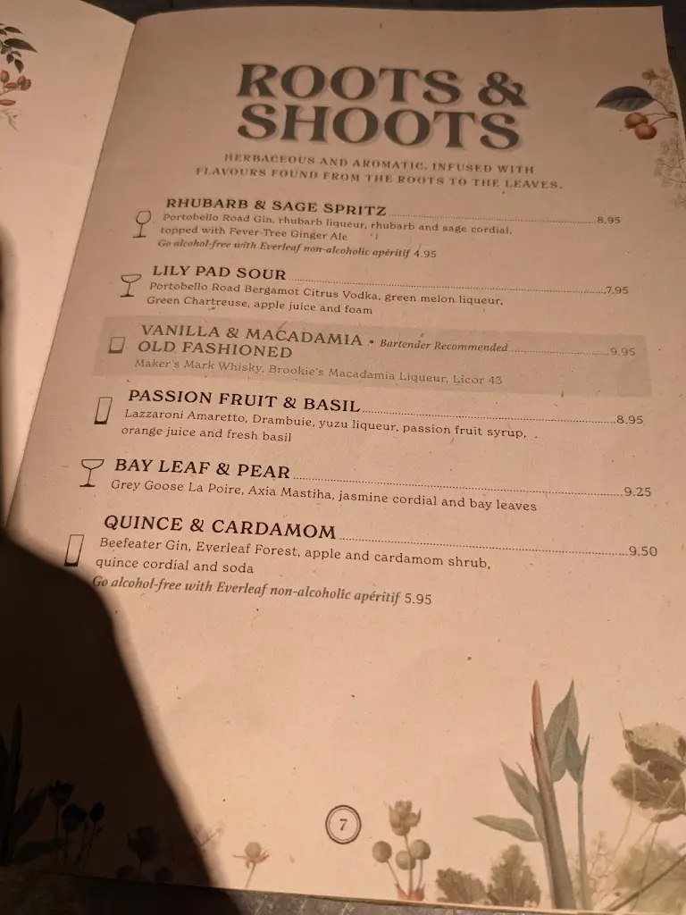 Menu_The Botanist Sheffield_Sheffield_image_2