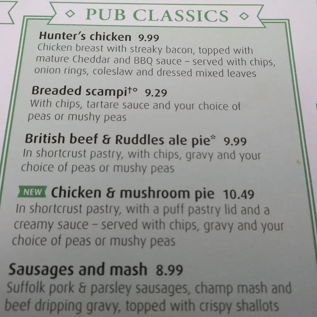 Menu_Swan_Sherborne St John_image_1