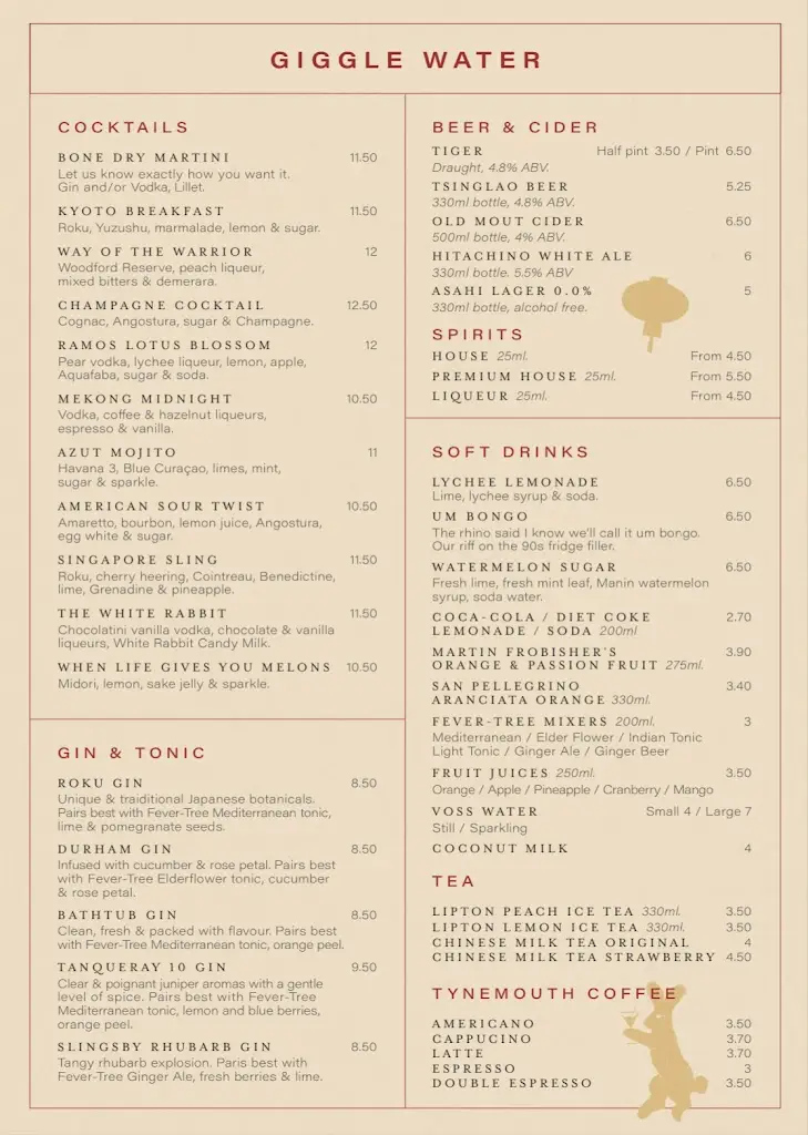 Menu_The Rabbit Hole_Sherburn Hill_image_1