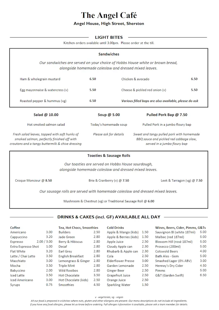 Menu_The Angel - Cafe with Rooms (no table bookings)_Sherston_image_1