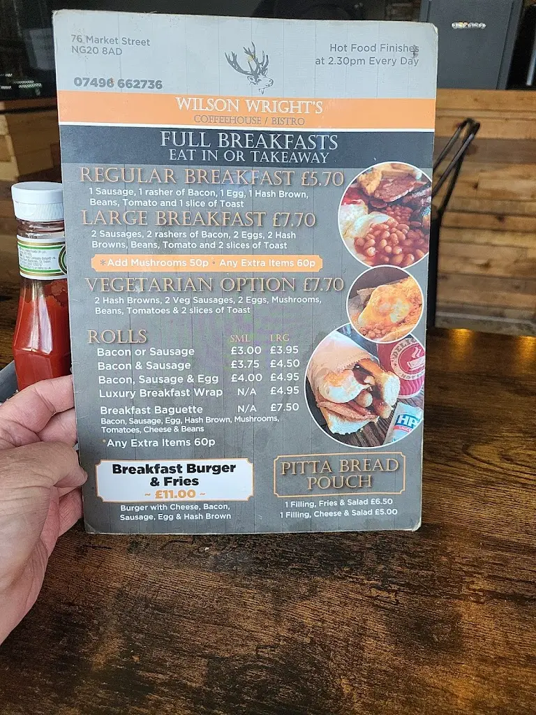 Menu_Wilson Wright's Coffee & Food Takeawy_Shirebrook_image_1