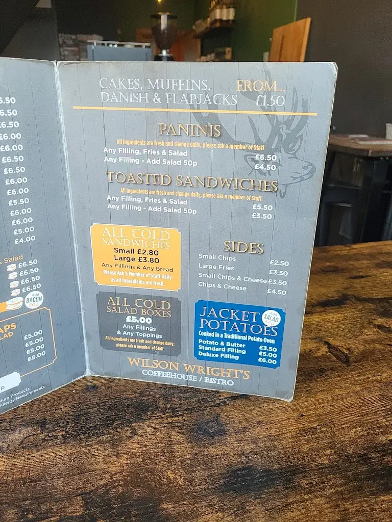 Menu_Wilson Wright's Coffee & Food Takeawy_Shirebrook_image_3