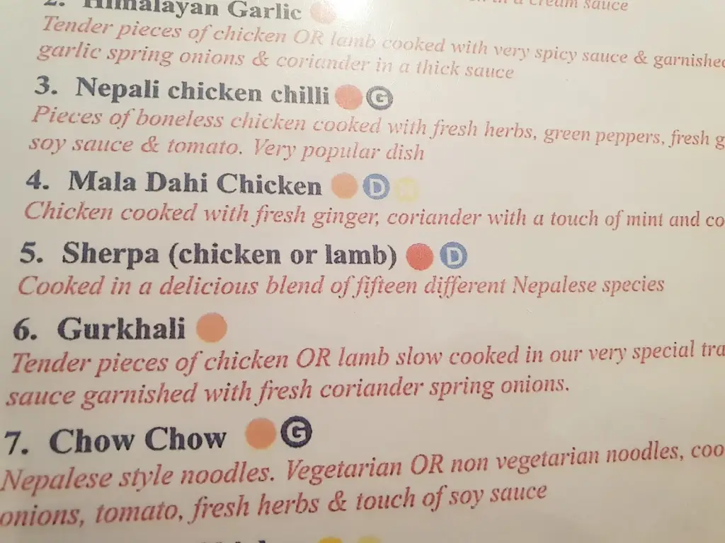 Menu_Gurkha Restaurant Barnstaple_Barnstaple_image_2