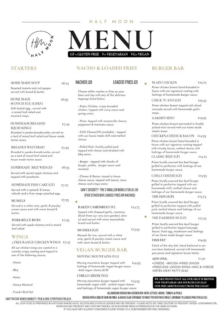Menu_The Half Moon_Shaftesbury_image_2