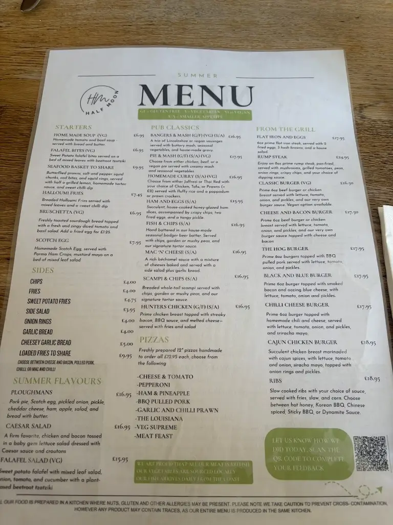 Menu_The Half Moon_Shaftesbury_image_3