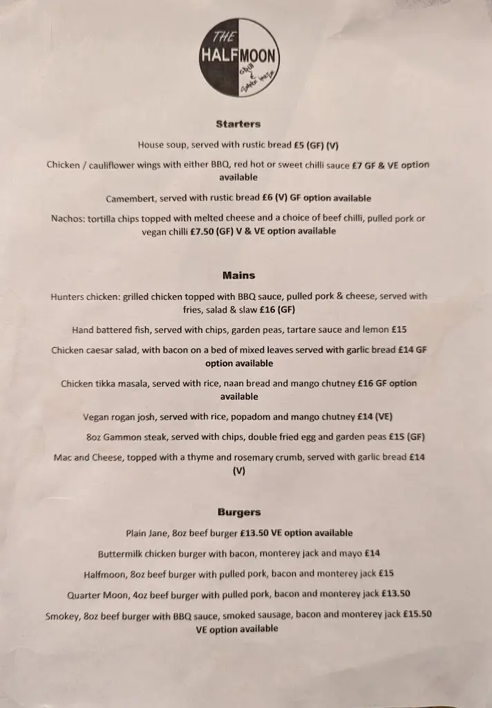Menu_The Half Moon_Shaftesbury_image_4