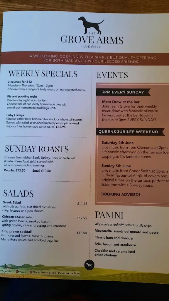 Menu_The Grove Arms_Shaftesbury_image_1