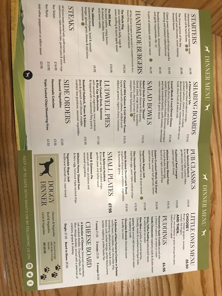 Menu_The Grove Arms_Shaftesbury_image_4