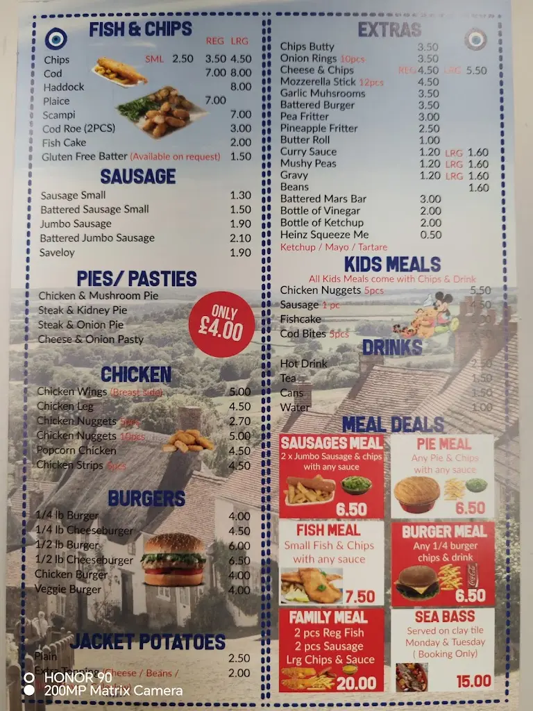 Menu_Goldhill Fish Bar_Shaftesbury_image_1