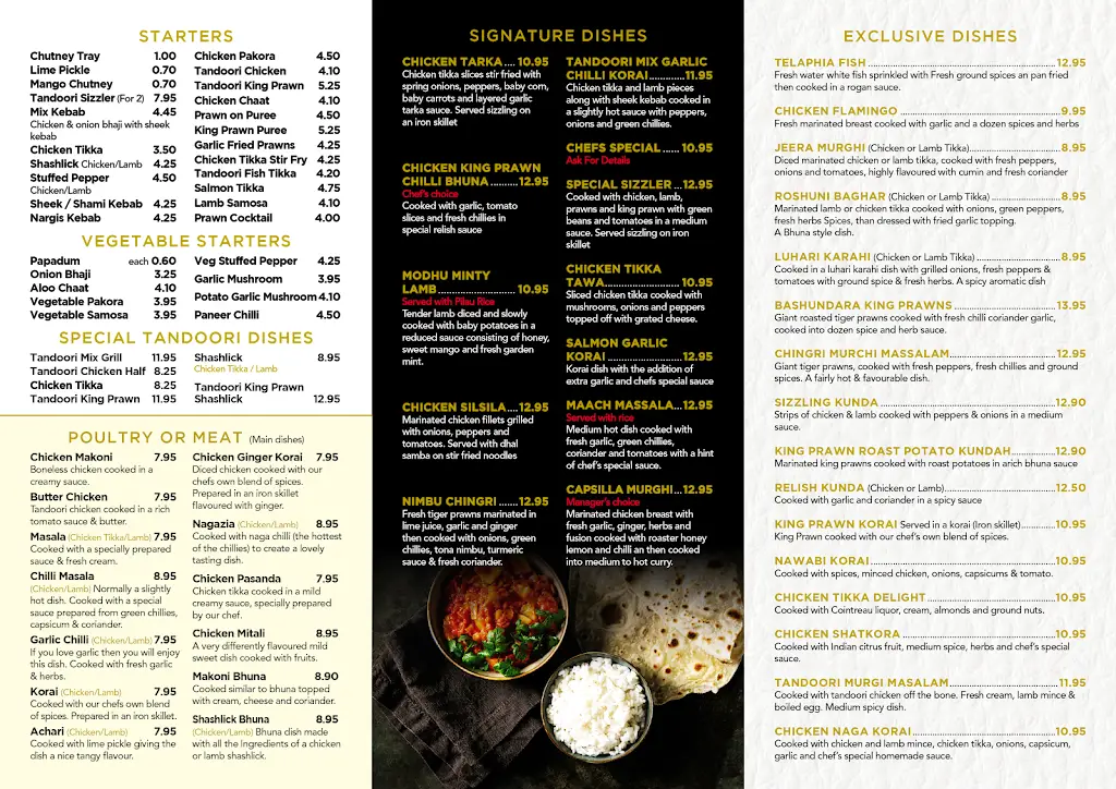 Menu_Ganges Indian Restaurant Shifnal_Shifnal_image_1