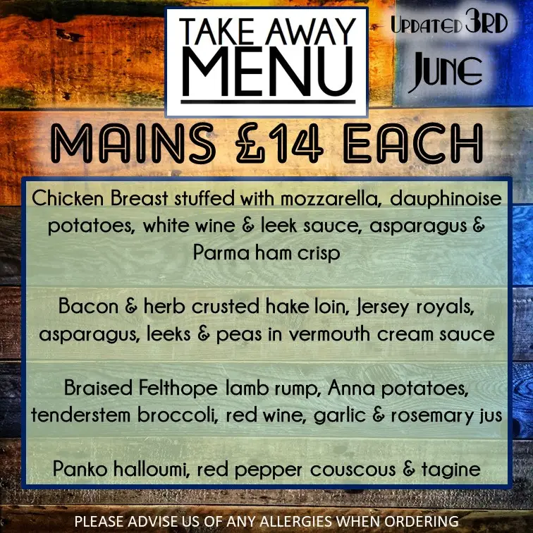 Menu_Marmalade’s Bistro_Sheringham_image_3