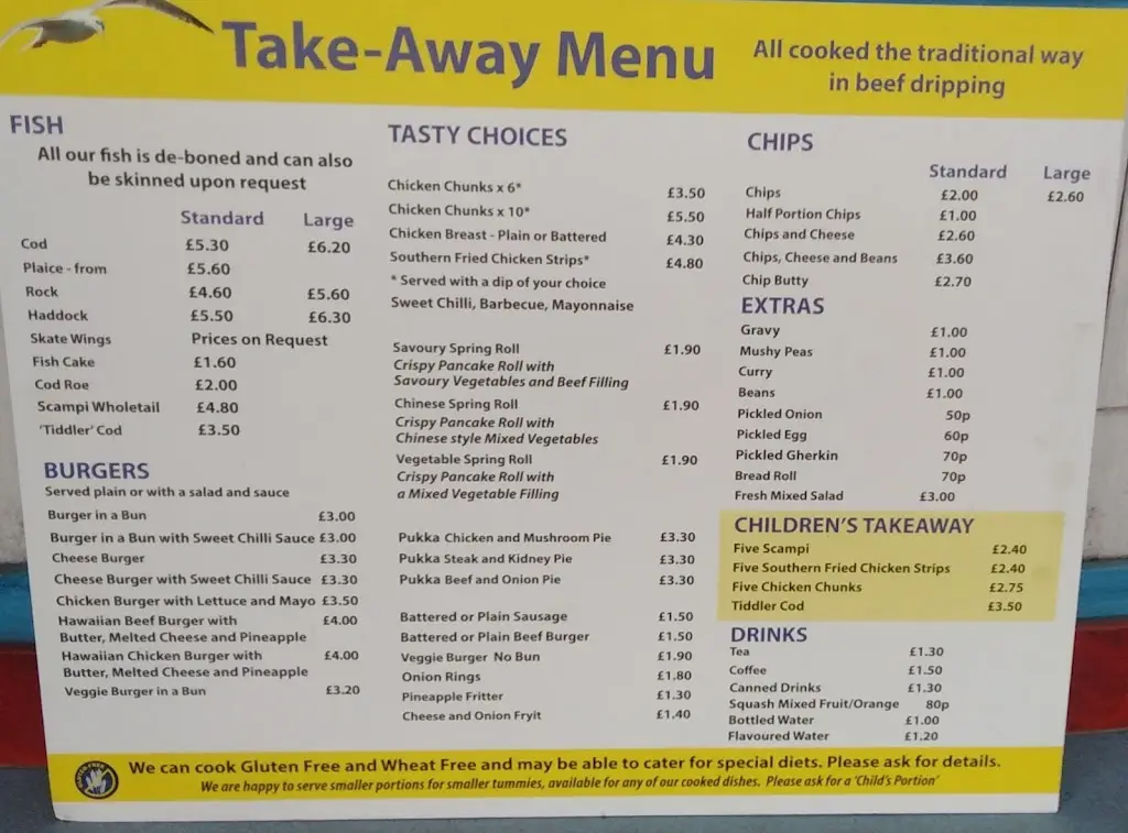 Menu_The Sheringham Trawler_Sheringham_image_4