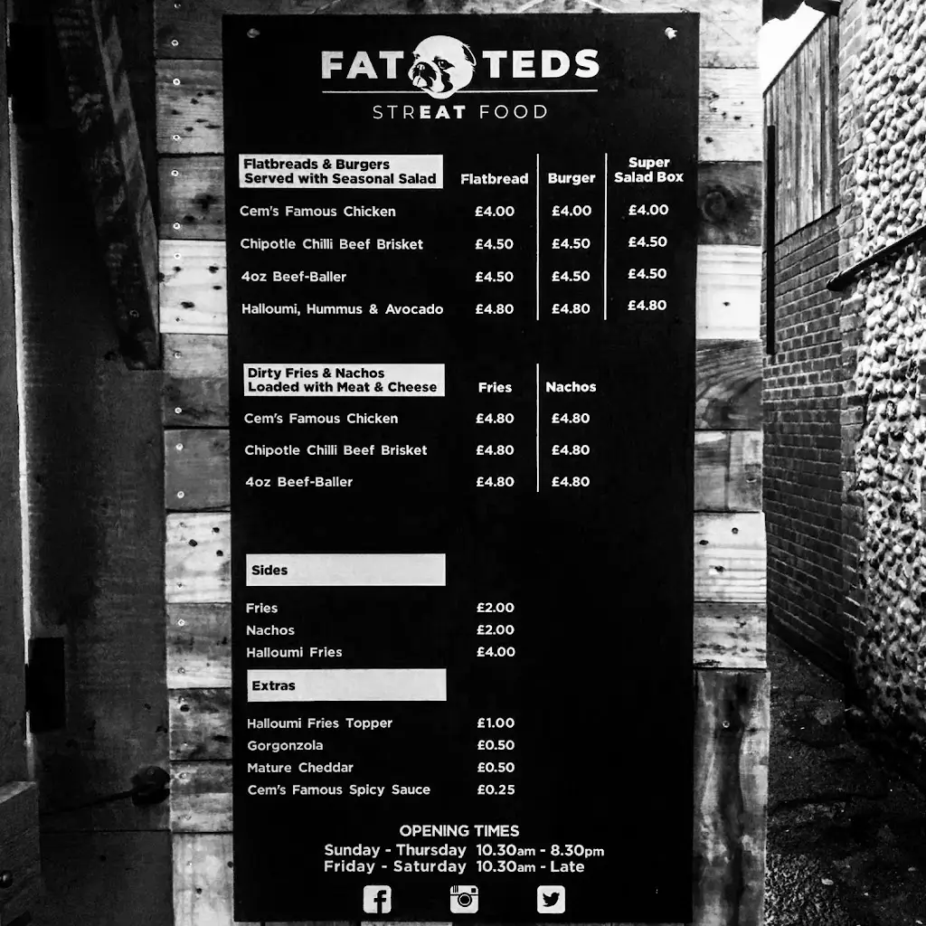 Menu_Fat Teds Streat Food_Sheringham_immagine_4