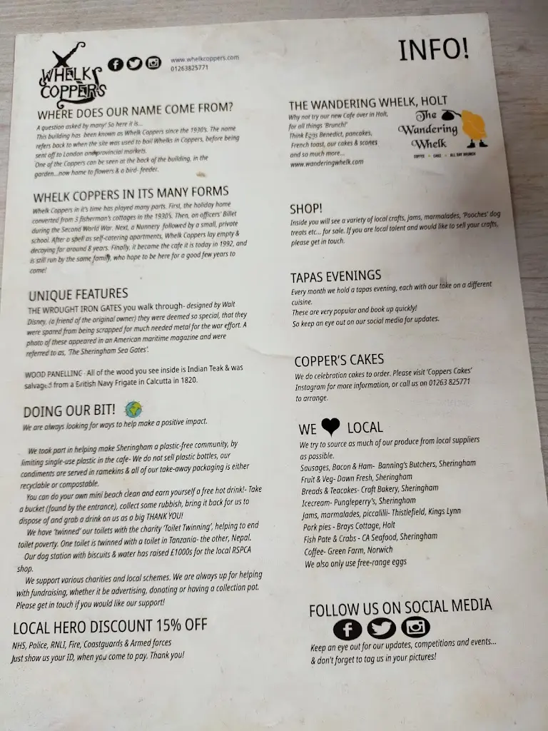 Menu_Whelk Coppers Tea Rooms_Sheringham_image_2