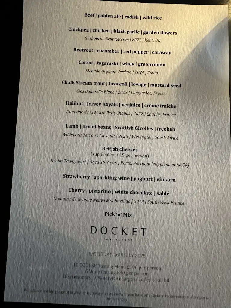 Menu_Docket Restaurant_Shropshire_image_1