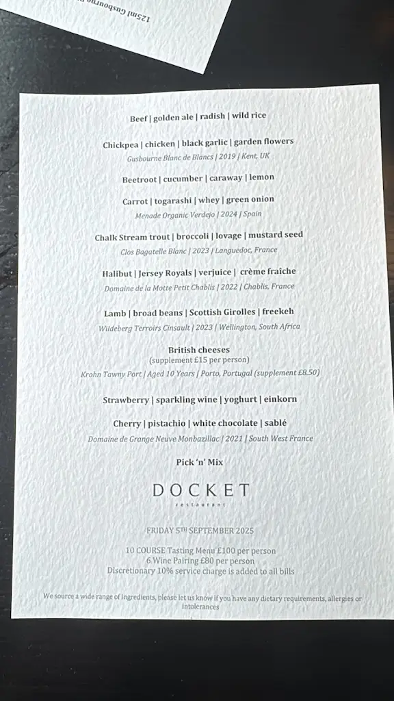 Menu_Docket Restaurant_Shropshire_image_2