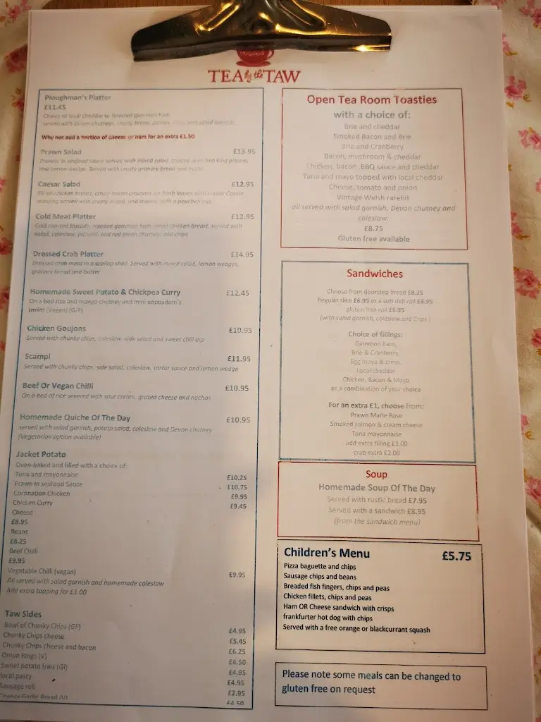 Menu_Tea By The Taw_Barnstaple_image_4