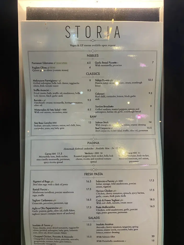 Menu_Storia Shepperton_Shepperton_image_2