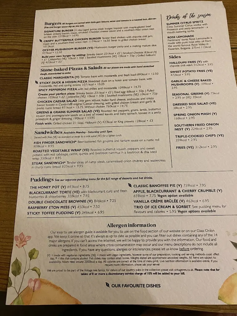 Menu_The Thames Court_Shepperton_image_1