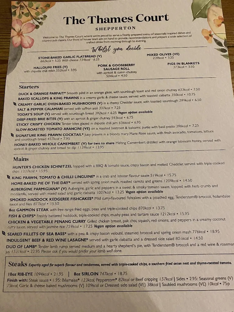 Menu_The Thames Court_Shepperton_image_2