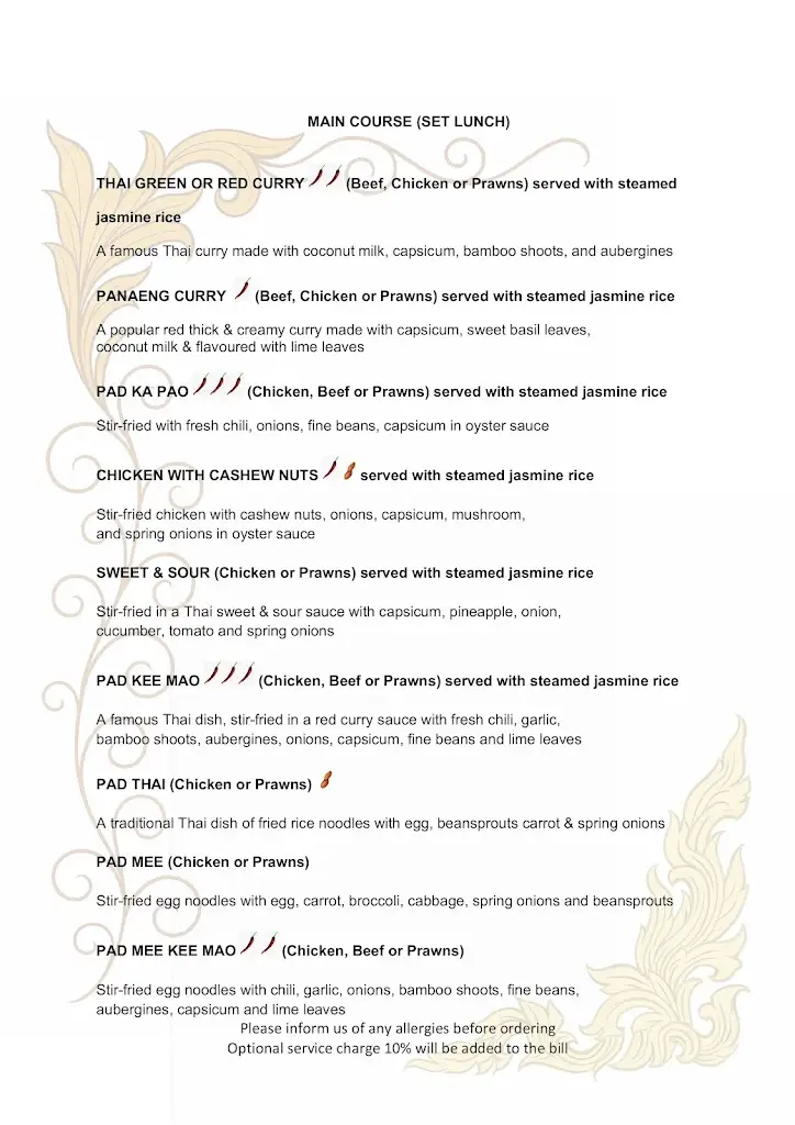Menu_Kinnaree Thai Restaurant_Shepperton_image_2