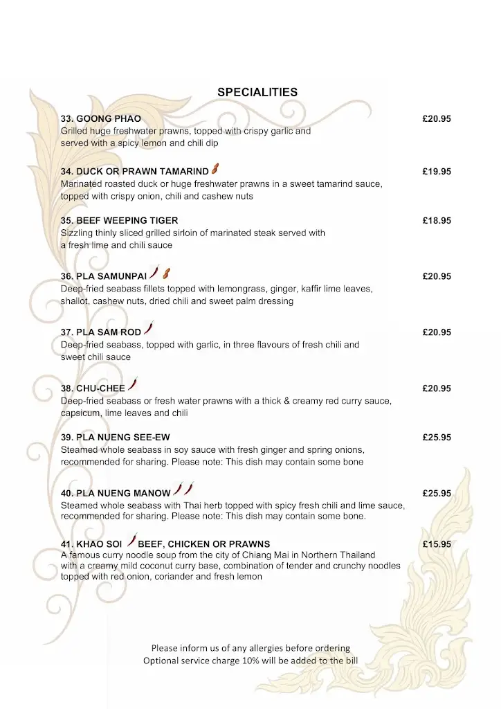 Menu_Kinnaree Thai Restaurant_Shepperton_image_3