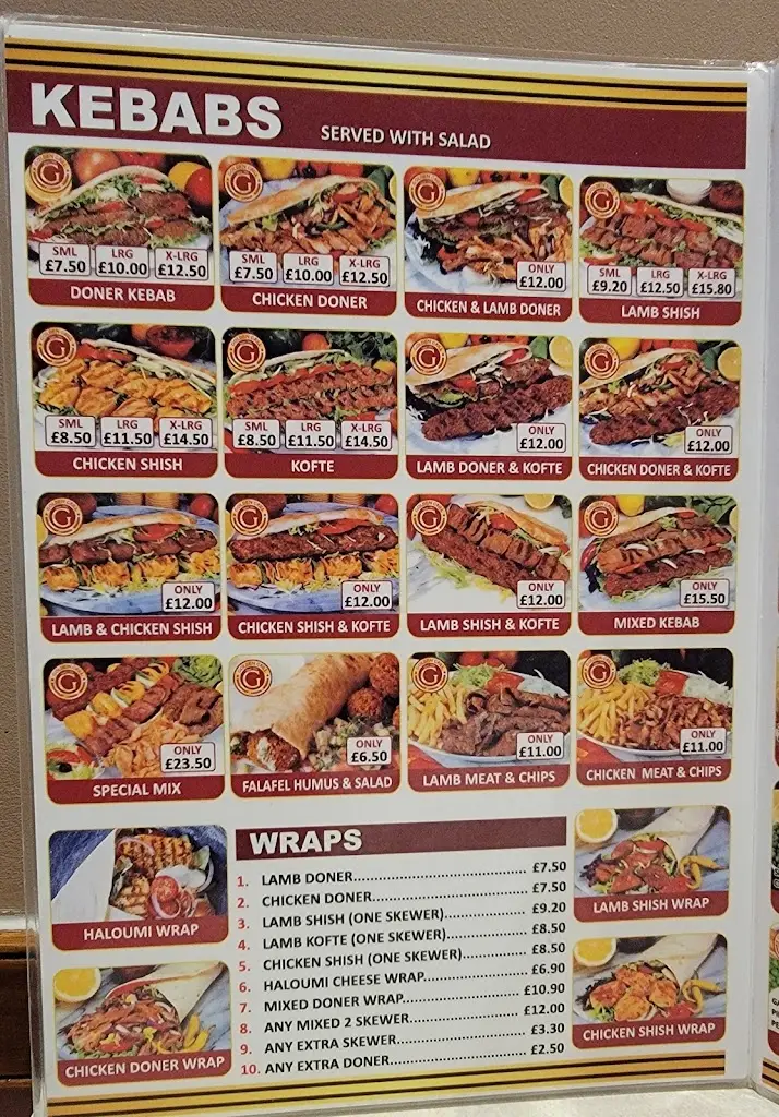 Menu_Golden Grill_Shepperton_immagine_2