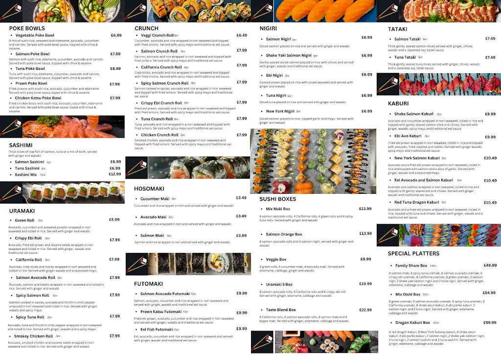 Menu_THE TASTE OF SUSHI_Shepperton_image_1
