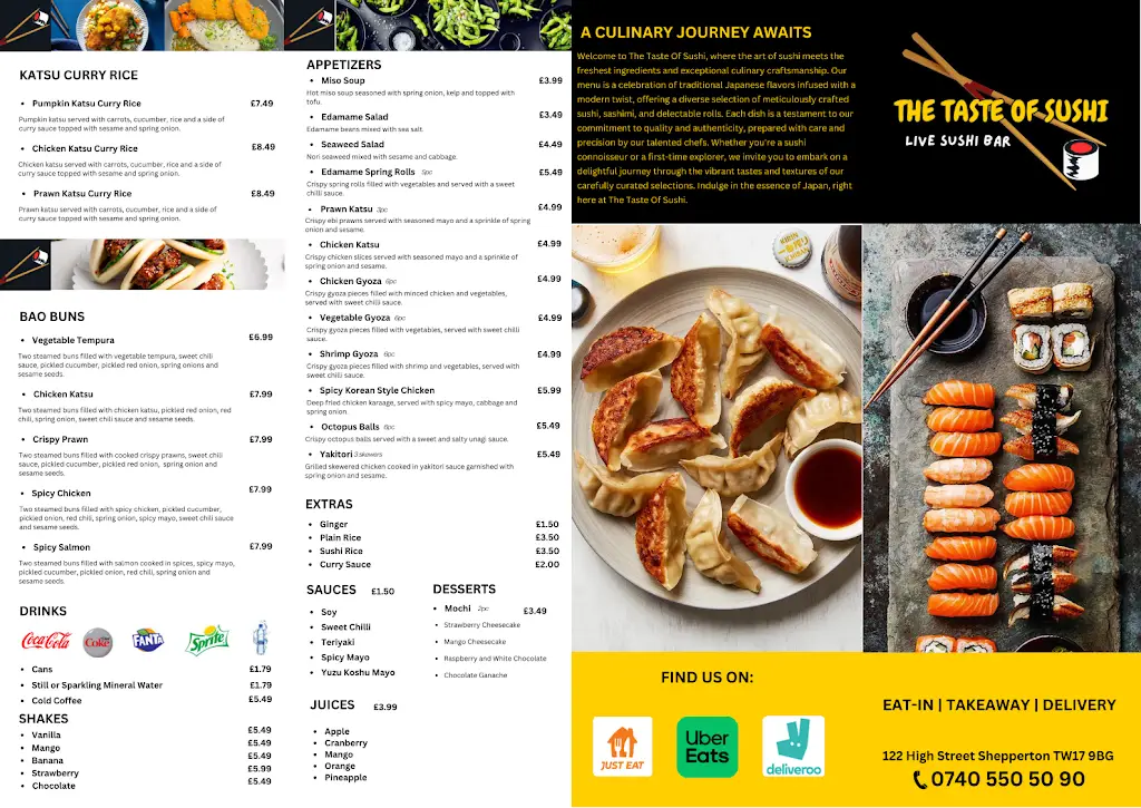Menu_THE TASTE OF SUSHI_Shepperton_image_2
