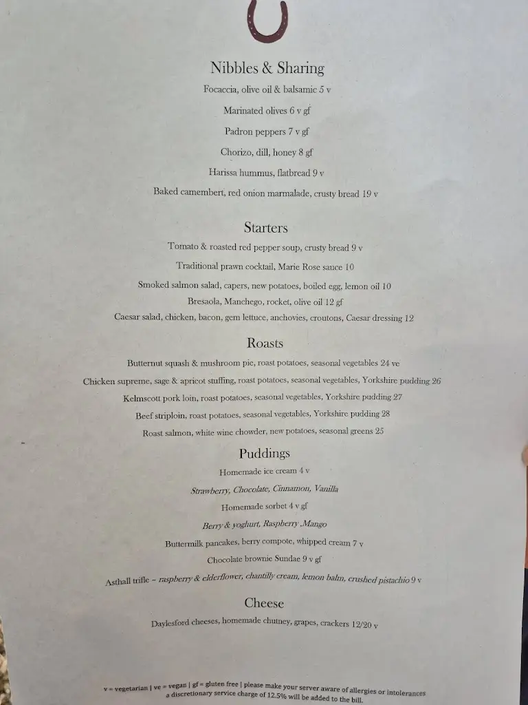 Menu_Three Horseshoes_Shepperton_image_1