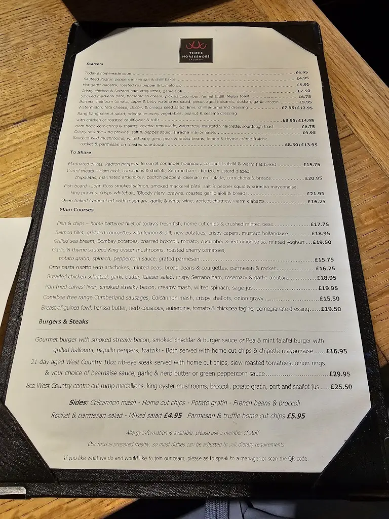 Menu_Three Horseshoes_Shepperton_image_4
