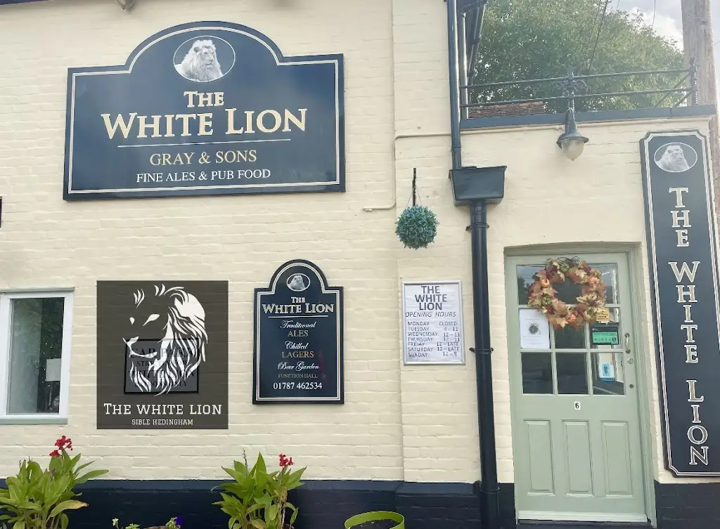 The White Lion restaurant in Sible Hedingham