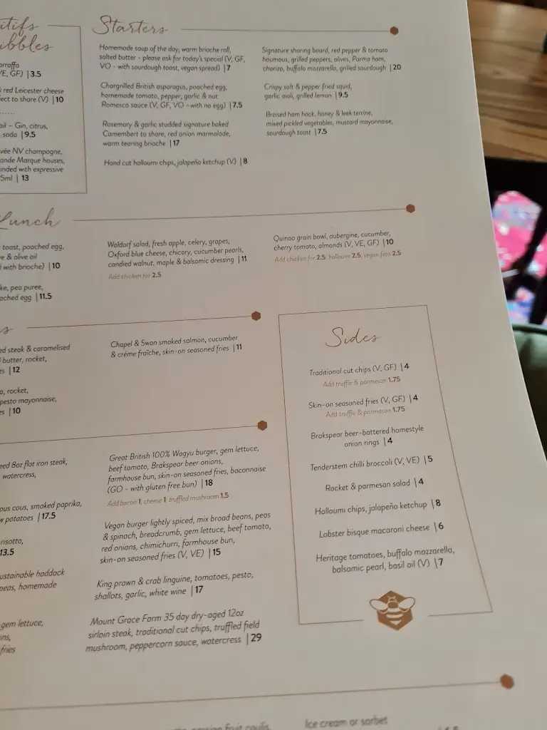 Menu_The George Townhouse_Shipston on Stour_immagine_2