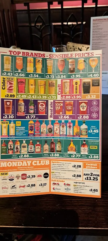 Menu_The Water Gate_Barnstaple_image_2