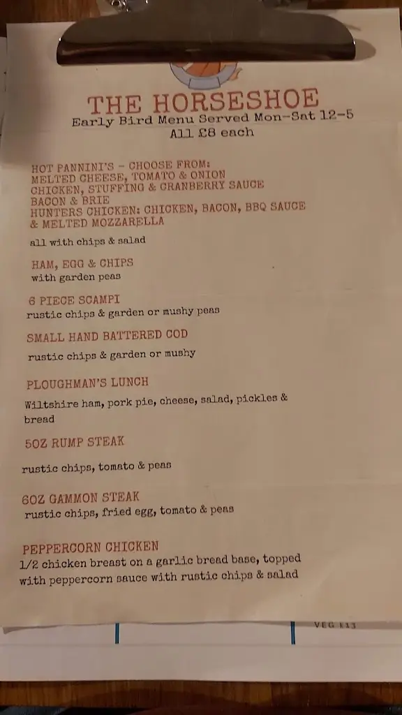 Menu_The Horseshoe_Shipston on Stour_image_4