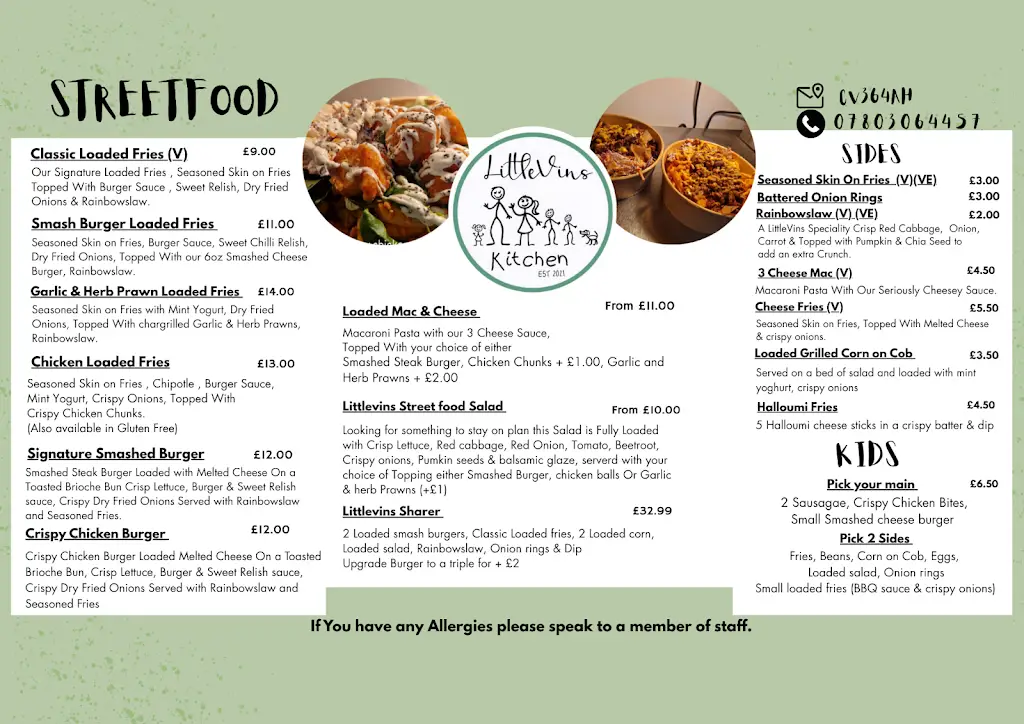 Menu_Littlevins kitchen_Shipston on Stour_image_1