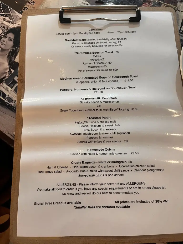 Menu_Blue Bean Coffee Shop & Cafe_Shipston on Stour_image_2