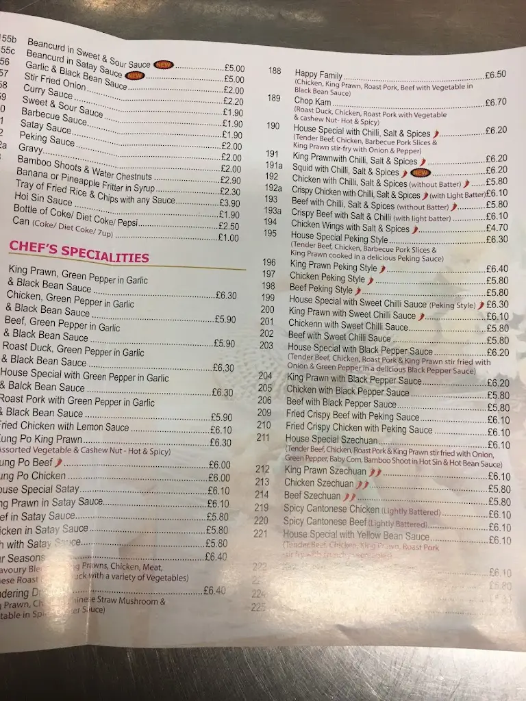 Menu_Orient House_Sileby_image_4