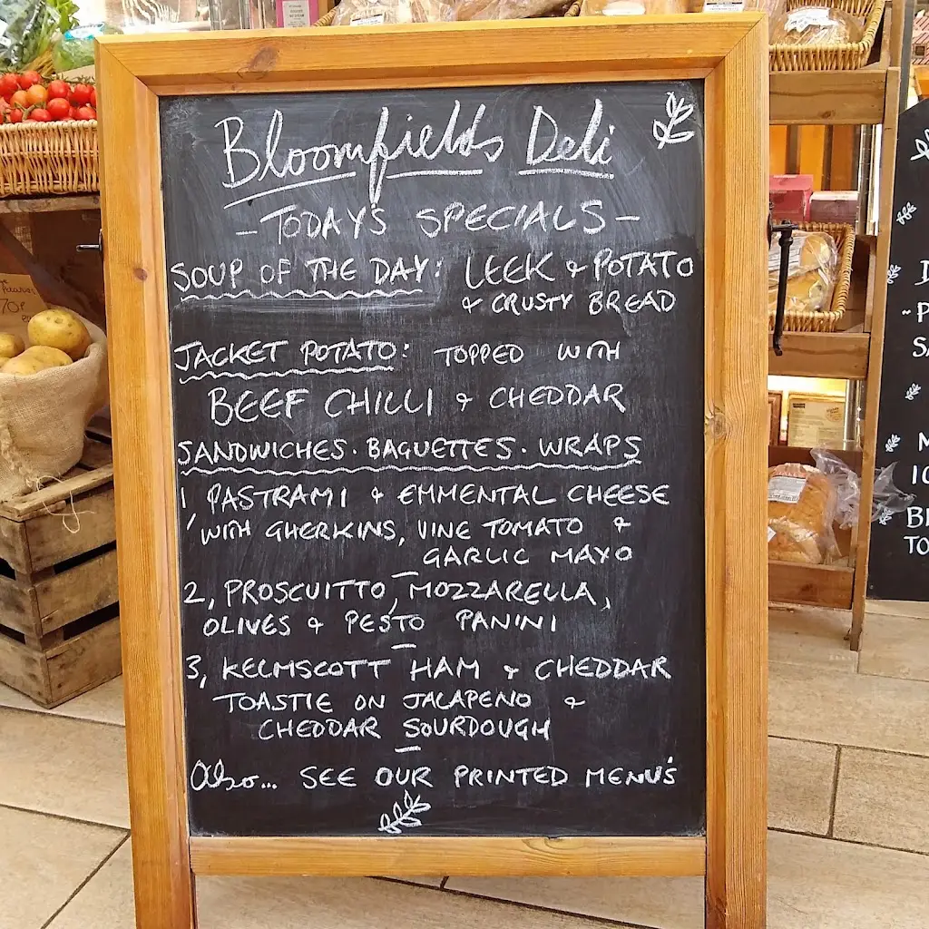 Menu_Bloomfields fine food, Shrivenham_Shrivenham_immagine_1
