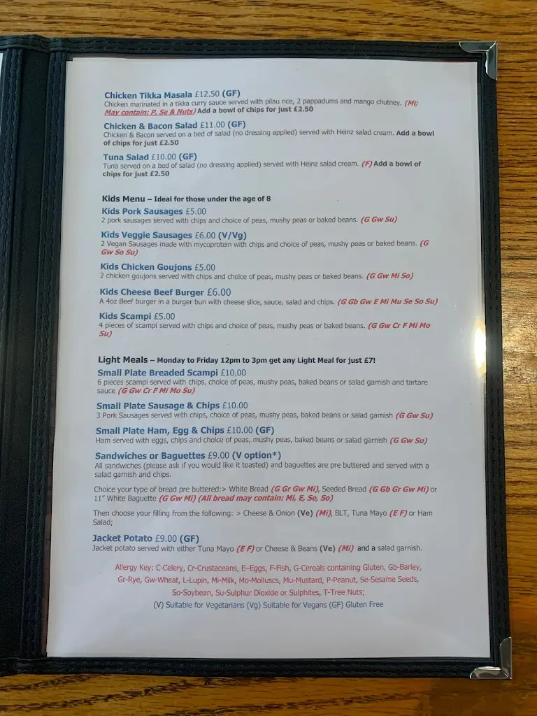 Menu_The Cheese Rollers Bar & Restaurant_Shurdington_image_4