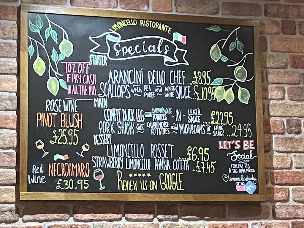 Menu_Limoncello Ristorante_Shirley_immagine_1