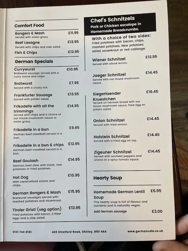 Menu_The German Cafe_Shirley_image_1