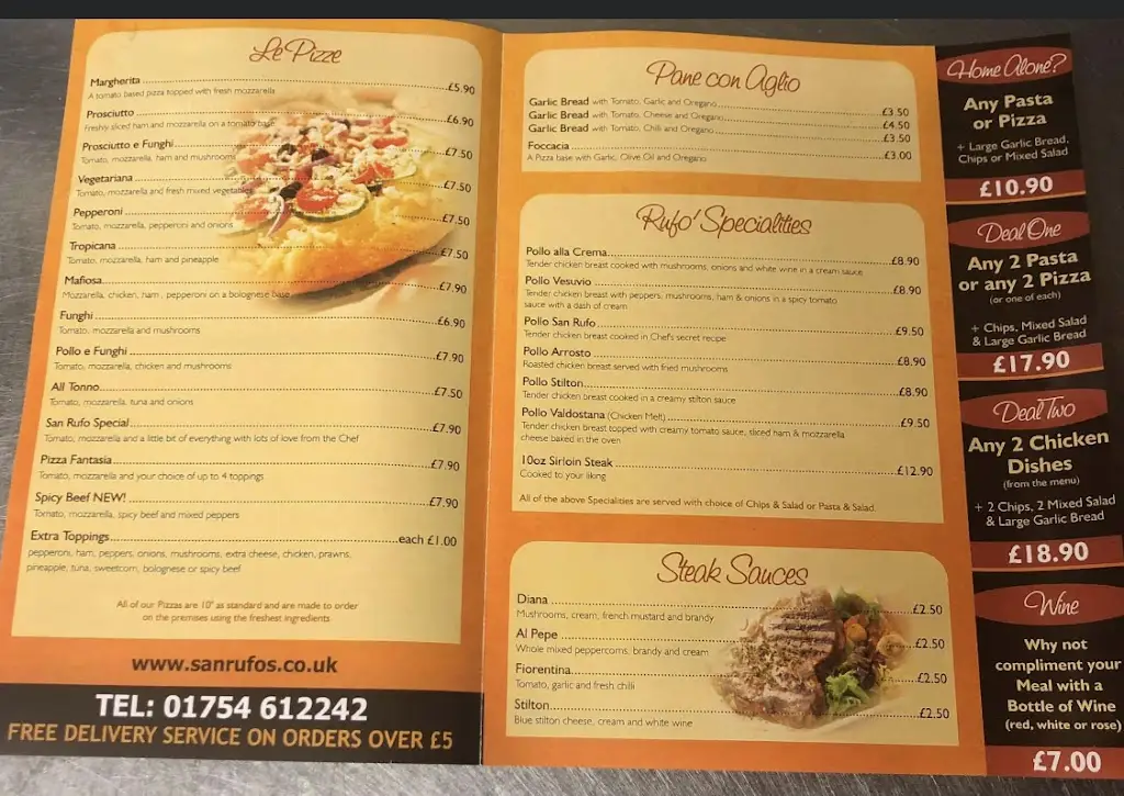 Menu_San Rufo’s Italian Restaurant_Skegness_image_2