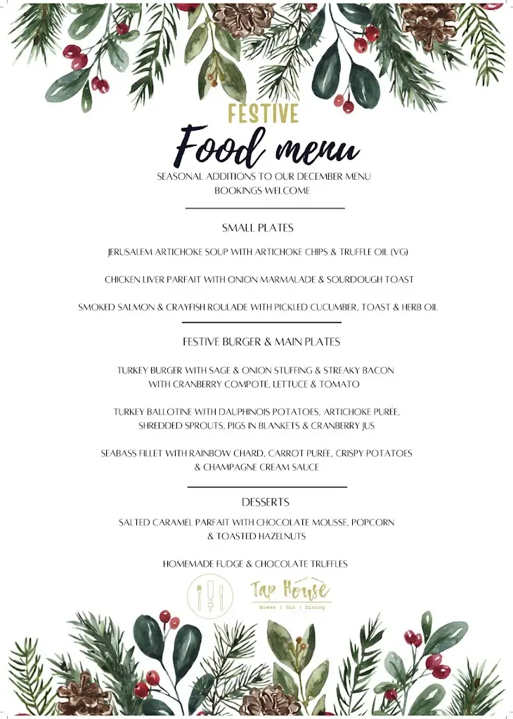 Menu_Tap House Shoreham_Shoreham-by-Sea_image_2