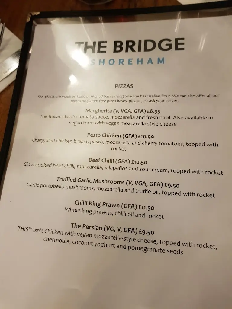 Menu_The Bridge, Shoreham_Shoreham-by-Sea_image_4