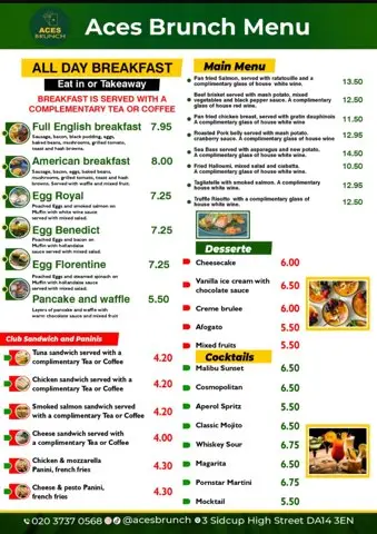 Menu_Aces Brunch_Sidcup_image_4