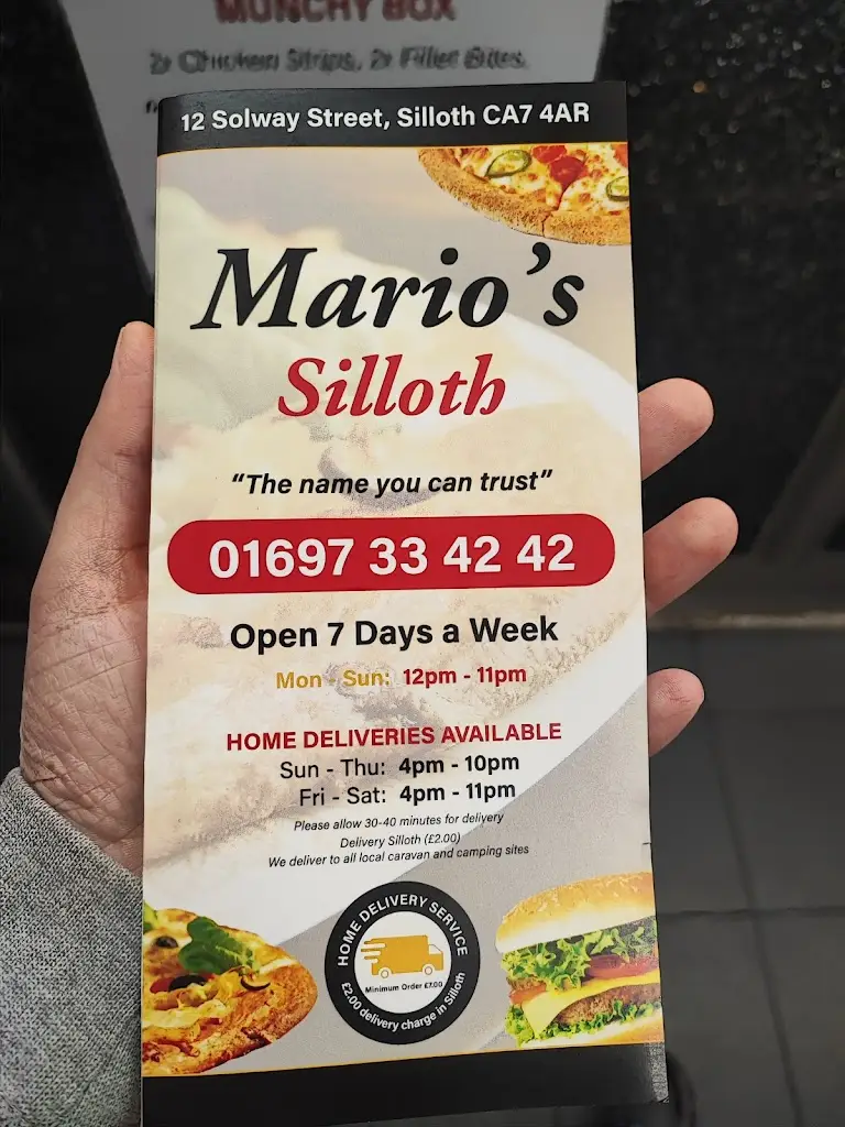 Menu_Marios of Silloth_Silloth_image_4