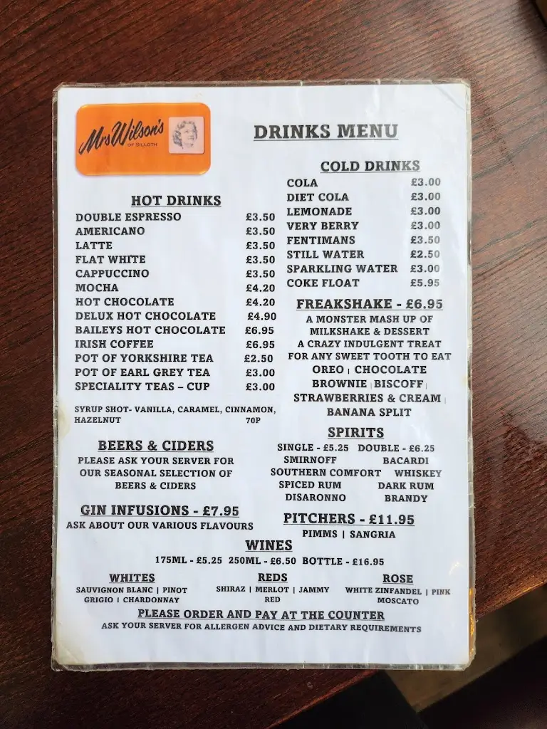 Menu_Mrs Wilsons Coffee House & Eatery_Silloth_image_1