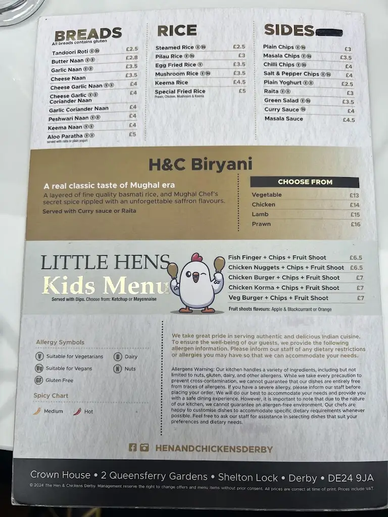 Menu_Hen & Chickens Derby_Sinfin_image_2
